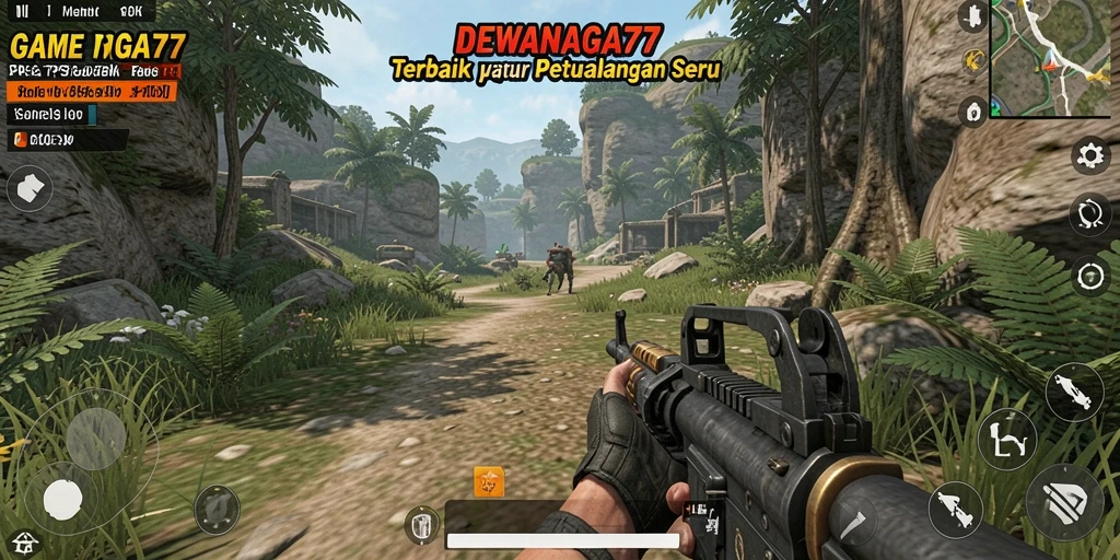 Gameplay seru dan menegangkan dalam DEWANAGA77 menunjukkan aksi TPS.