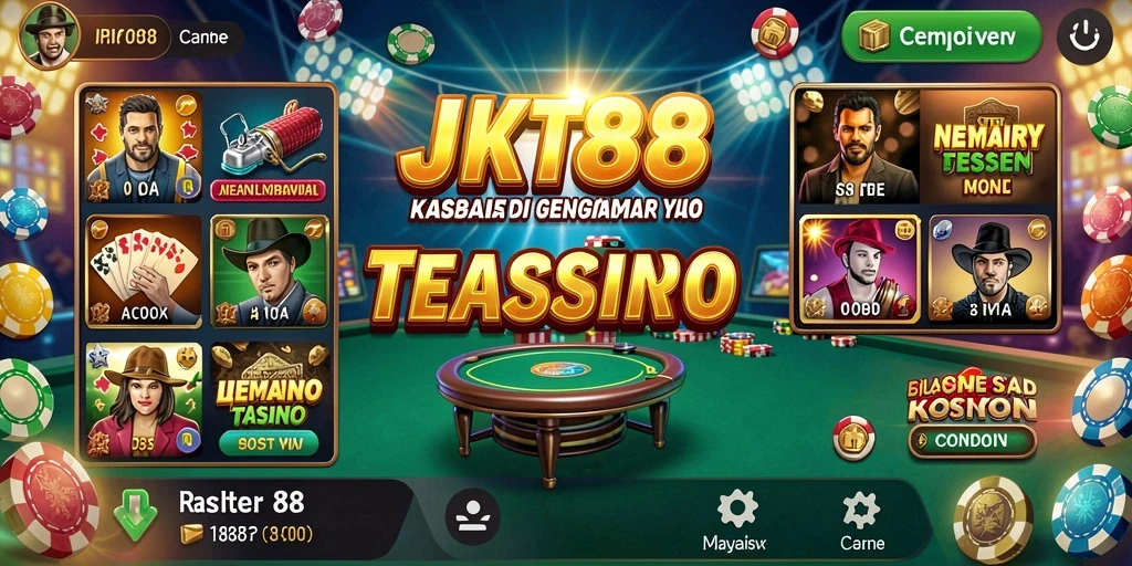 Tampilan grafis menakjubkan saat bermain Kasino di JKT88.