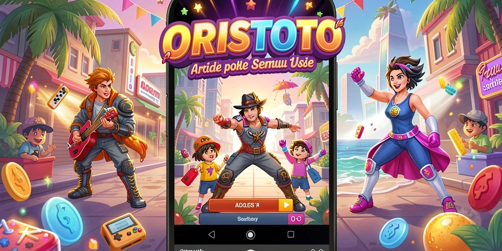 Tampilan gameplay ORISTOTO yang seru dan penuh tantangan.