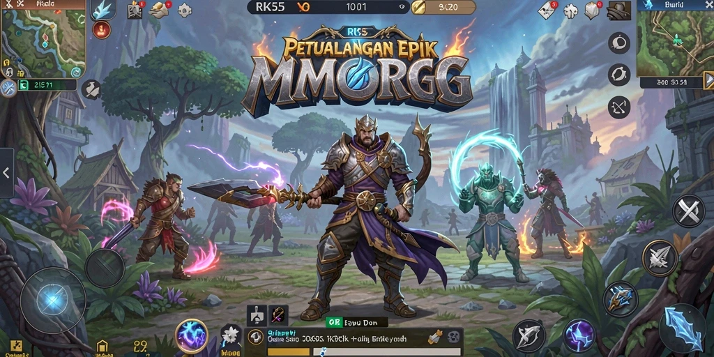 Tampilkan gameplay seru dan interaksi dalam RK55.
