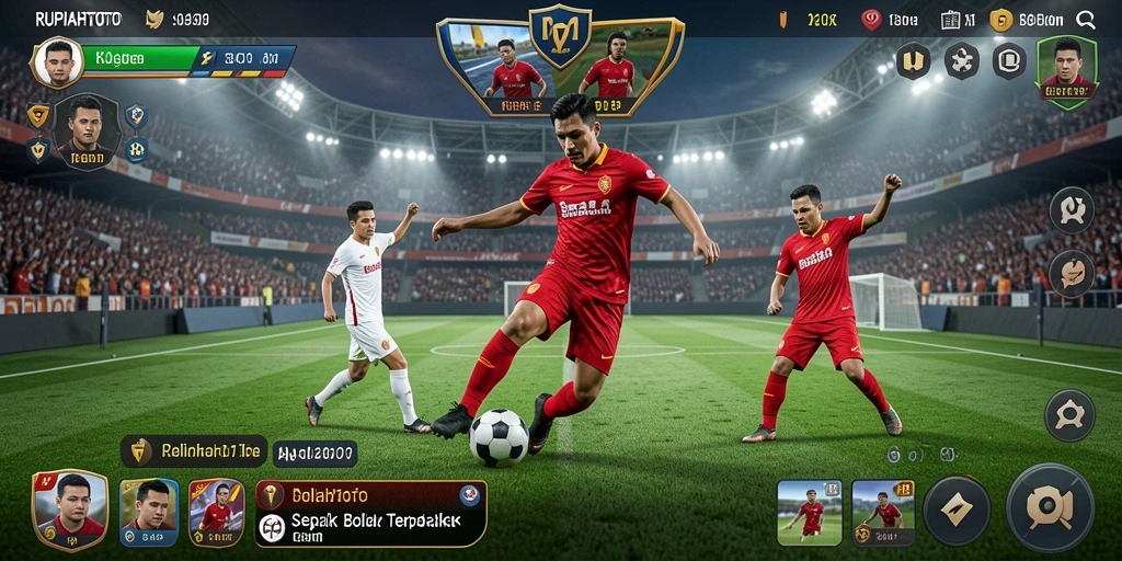 Tampilan gameplay yang seru dalam RUPIAHTOTO.