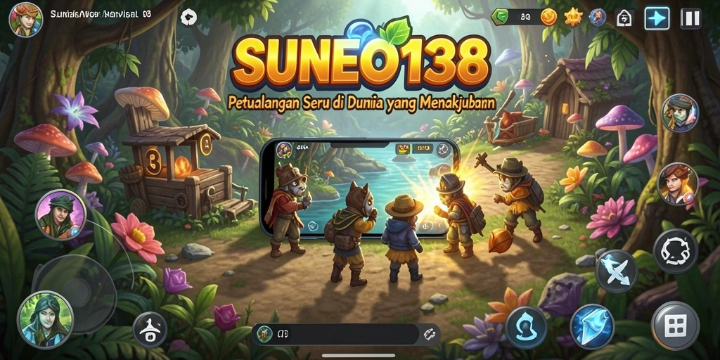 Tampilan gameplay SUNEO138 dengan aksi petualangan yang intens.