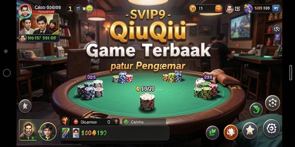 Tampilan gameplay QiuQiu yang seru dan kompetitif.